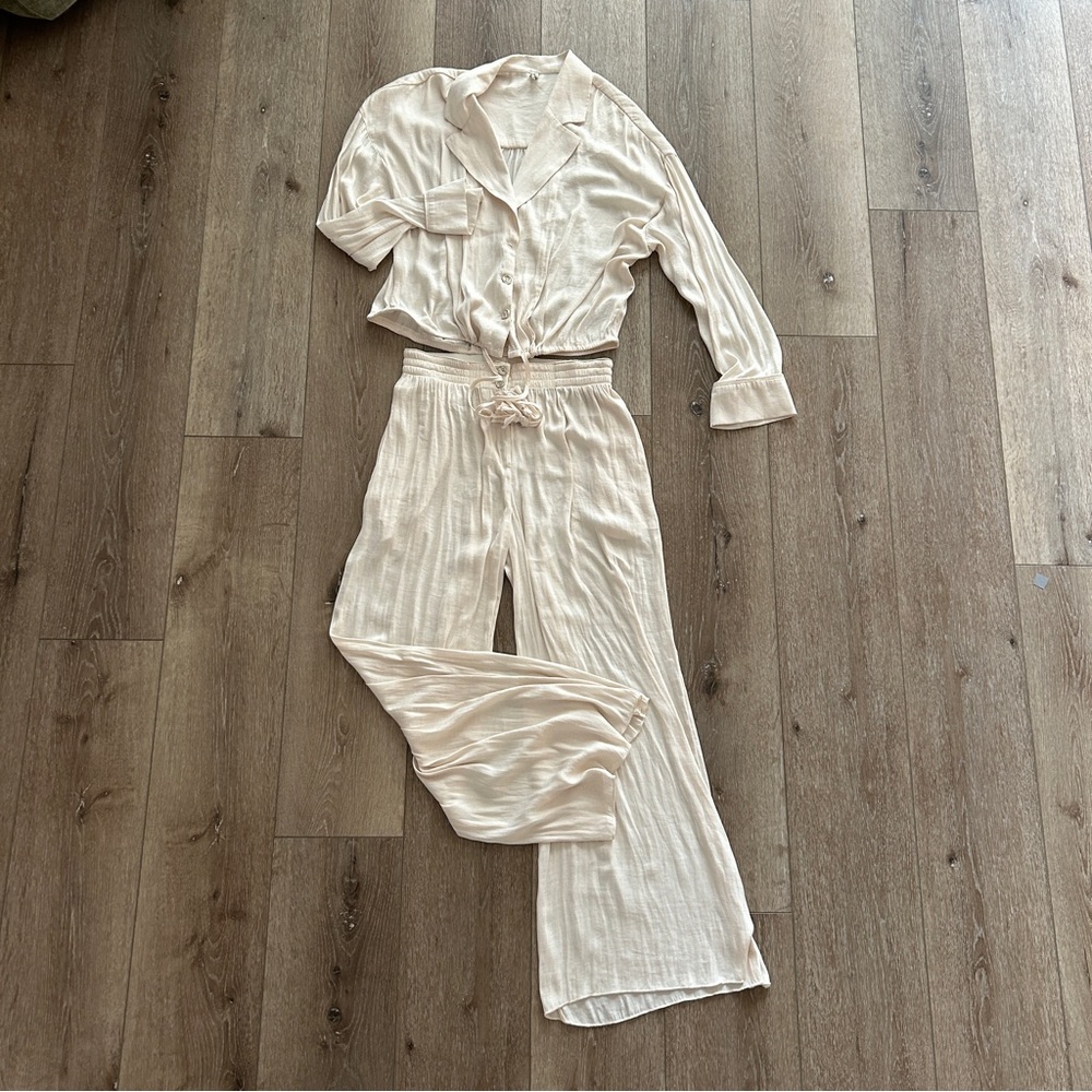 Free People Satin Set